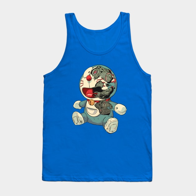 Doraemon, How to Crush it - 1969, Light Garment Tank Top by SALENTOmadness